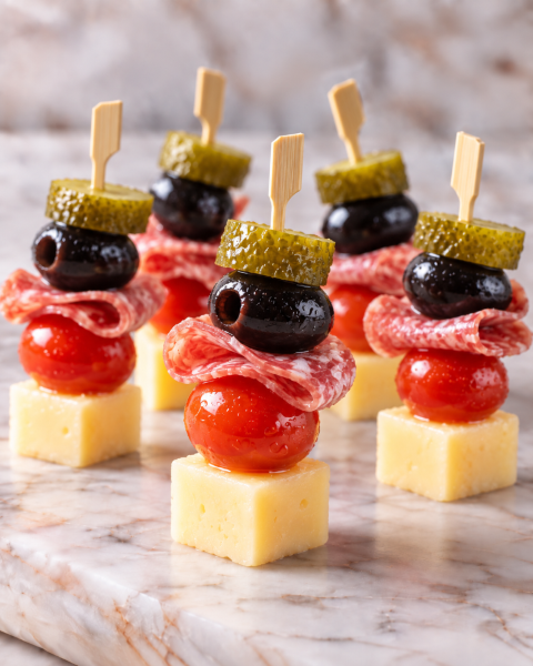 Brochetas frías clásicas