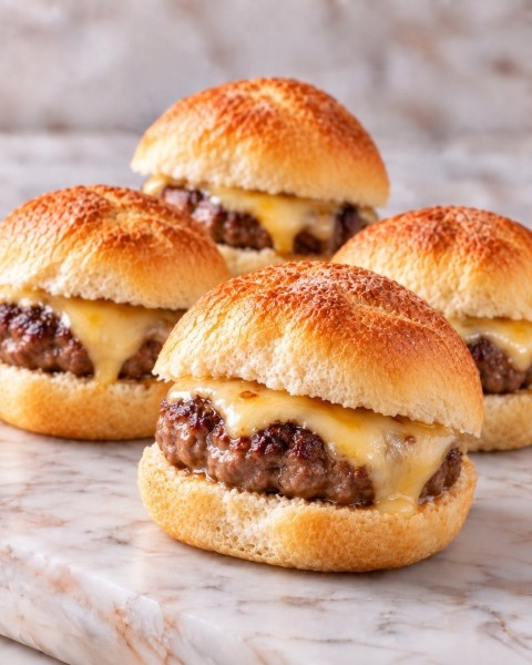 Mini hamburguesa + queso