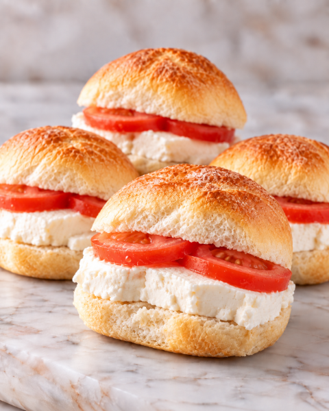 Mini sándwich queso fresco